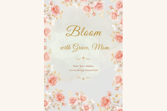 Download Elegant Floral Mother’s Day Card - Premium Bundle