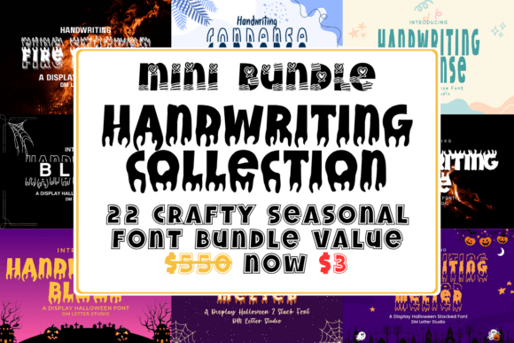 Download Handwriting Collection Font Bundle - Bundle Collection